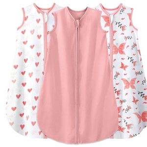 3-Pack baby Sleep Sacks zip - Cozy Sleeveless Pajama Bags